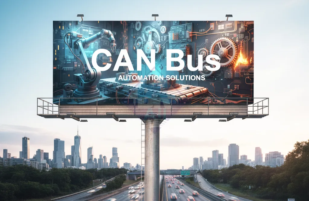 CAN Bus communication network trong hệ thống điều khiển công nghiệp
