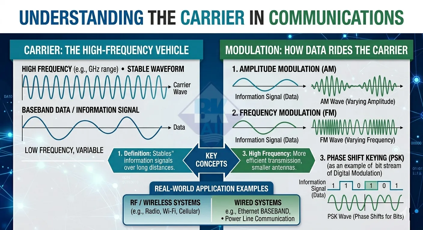 carrier la gi song mang trong truyen thong