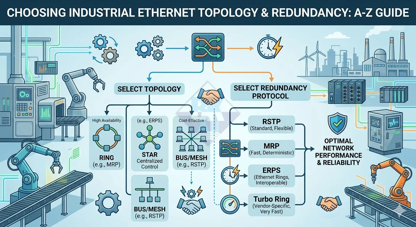 chon topology redundancy ethernet cong nghiep huong dan