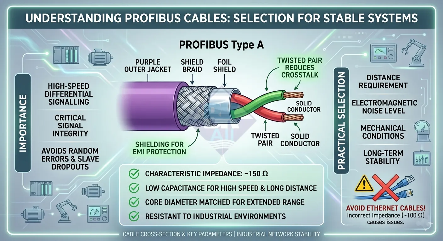 chuan cap profibus va cach lua chon