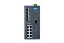 EKI-7712G-2FVP: Switch công nghiệp 8GE PoE + 2G SFP + 2 VDSL2