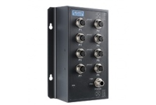 EKI-9508E-L:  EN50155 8-Port M12 Unmanaged Ethernet Switch 24/48 VDC