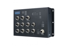 EKI-9510G-2GMPL:   EN50155 10-port Managed PoE M12 Full Giga Ethernet Switch 24/48 VDC 
