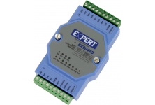 EX9044:     Module tín hiệu số cách ly 4DI và  8 đầu ra open-collector, hỗ trợ RS485, Modbus RTU