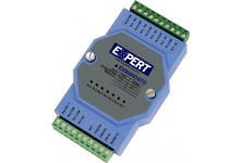 EX9067D-M: Modbus RTU 7 relays 0.5A at 120VAC, 1A at 24VDC, 4 DI, status LED