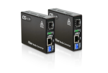 FMC-1001S:     10/100/1000Base-T to 100/1000Base-X SFP Media Converter