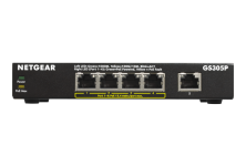 GS305P: Switch 5-Port Gigabit Ethernet với 4-Ports PoE
