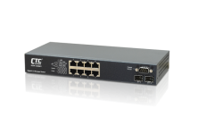 GSW-3208M1:   8-Port 10/100/1000Base-T + 2-Port GbE (SFP) L2 Managed Switch