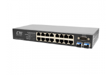 GSW-3216M1:   16x GbE, RJ45 + 2x GbE, SFP L2+ Managed Switch