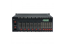 HDV-R18: 18 slot 4U Chassis with dual power supply