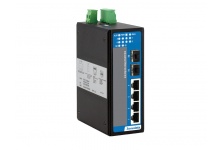 IES206-2GF:  Switch công nghiệp hỗ trợ 2 cổng Quang tốc độ 1000Base-F(X) và 4 cổng Ethernet 10/100Base-T(X) (RJ45)