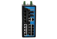 IES3020-4GS-2F-P(12/48VDC): Switch công nghiệp 14 cổng Ethernet + 2 Cổng Quang 10/100Mbps + 4 Cổng Quang SFP 10/100/1000Mbps