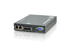 MSW-202:     2x GbE, RJ45 + 2x Dual Rate SFP L2+ Carrier Ethernet Switch (EDD)