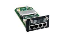NMC-0121:   4 Ports 1GbE RJ45 Module (Advanced LAN Bypass Available)