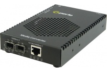 S-1110P-DSFP: Bộ chuyển đổi quang điện độc lập 10/100/1000 Gigabit Ethernet wPoE PSE.