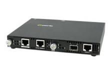 SMI-1000-SFP: Managed Gigabit  1000Base-T to 1000Base-X Fiber Mode Conversion 