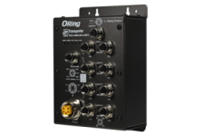 TES-3080-M12-BP2: EN501558-Port Managed Ethernet Switch with 8 x10/100Base-T(X), M12 connector and 2x bypass included 