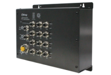 TGS-9120-M12:  Switch công nghiệp Gigabit hỗ trợ tiêu chuẩn EN50155 gồm 12 port managed Gigabit Ethernet với cổng tốc độ 1000 và đầu nối M12