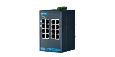 EKI-5526I-EI:  16FE Managed Ethernet Switch support EtherNet/IP, -40~75℃ 