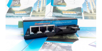 IES215-2F: Switch công nghiệp 3 cổng Ethernet + 2 cổng Quang