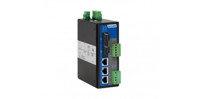 IES615-2DI:  Switch công nghiệp Managed Ethernet Layer 2 với 2 cổng nối tiếp 3IN1 và 5 cổng Ethernet tốc độ 10/100M 