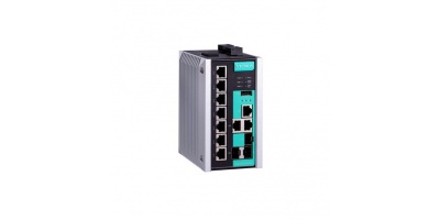 EDS-510E: Switch công nghiệp 10 cổng Ethernet hỗ trợ 7 cổng tốc độ 10/100BaseT(X) (RJ45 connector) và 3 cổng tốc độ 10/100/1000BaseT(X) 