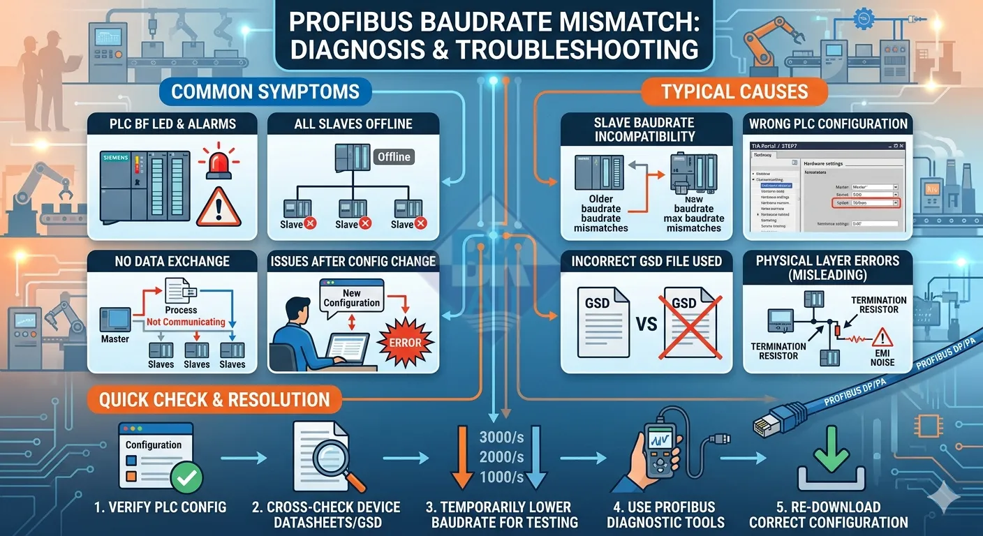 loi baudrate profibus cach xu ly