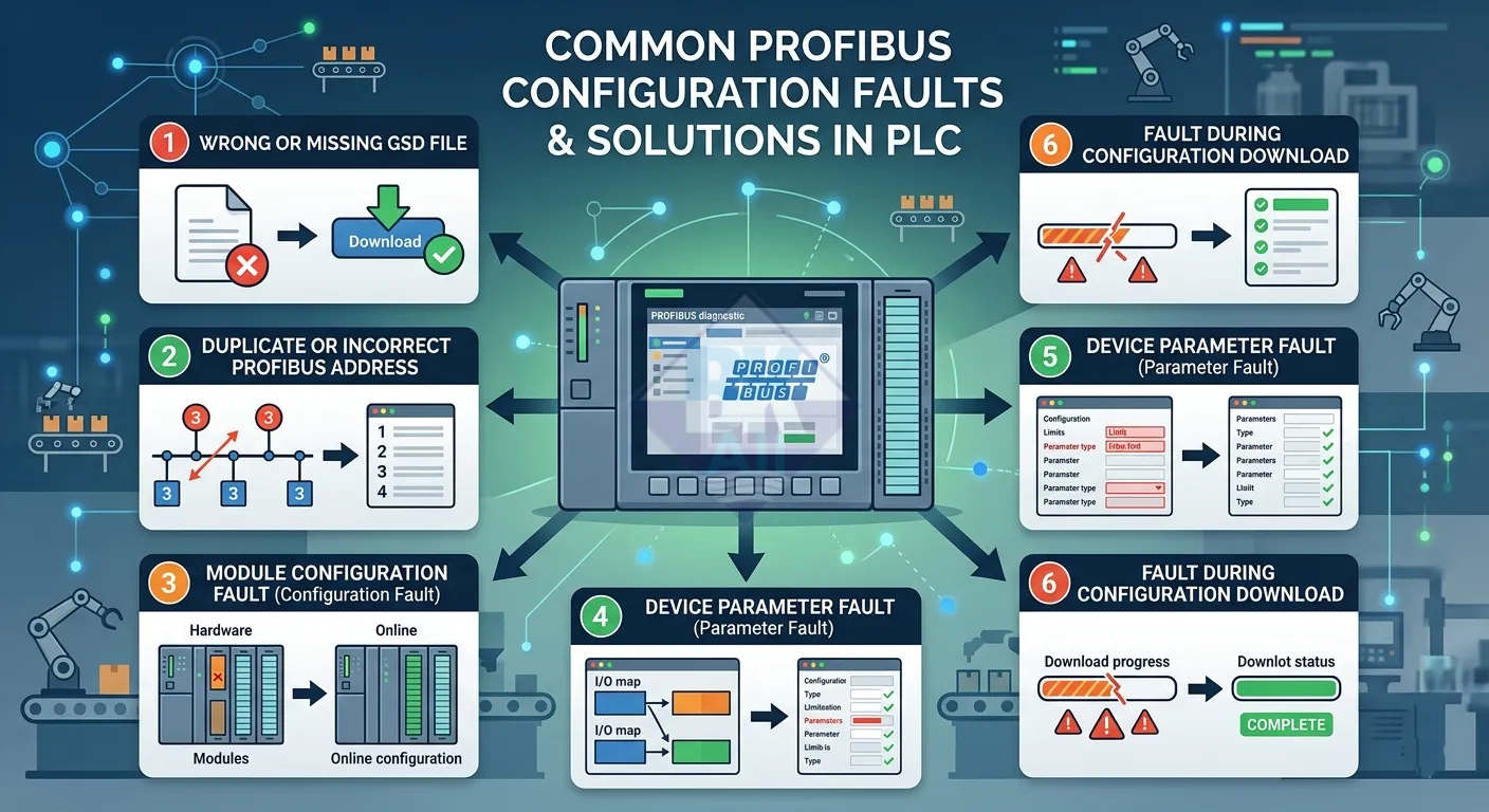 loi cau hinh profibus trong-plc va cach khac phuc