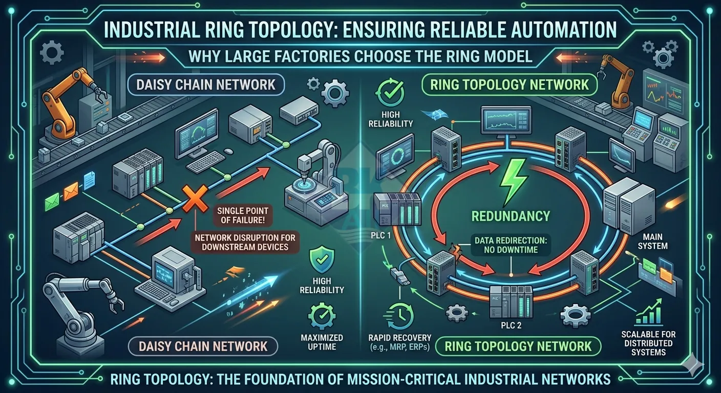 ring topology ethernet cong nghiep