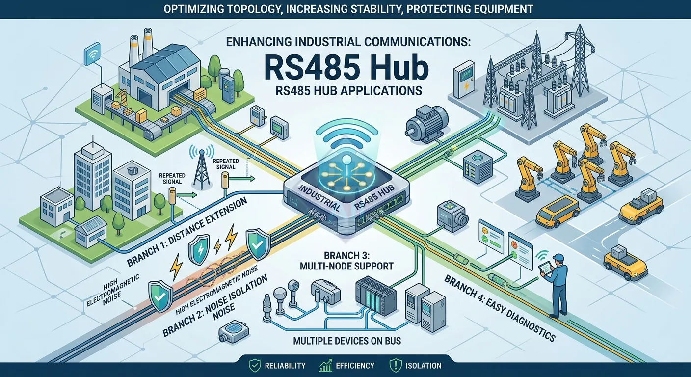 rs485 hub la gi khi nao can dung
