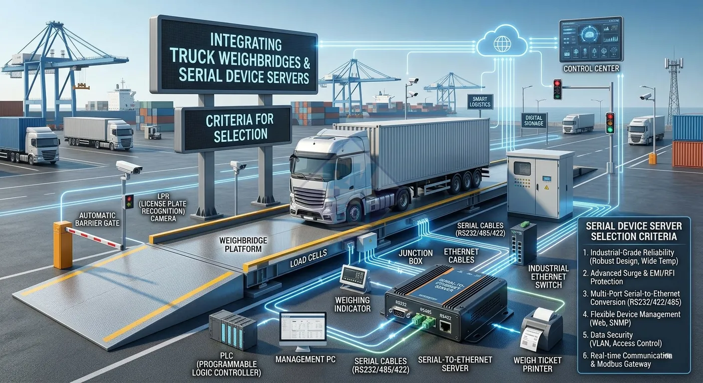 serial device server tram can tai trong xe