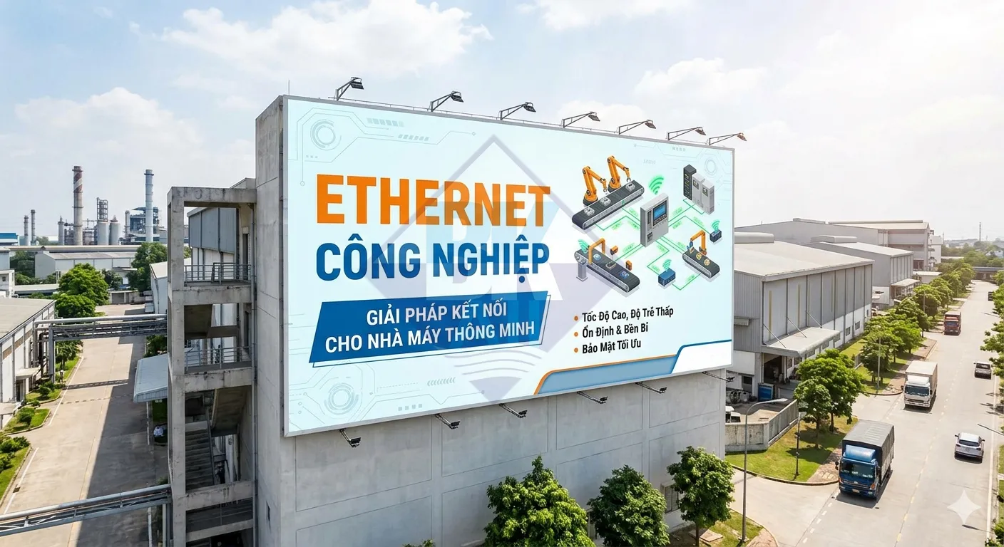 tong quan ethernet cong nghiep trong nha may scada plc hmi