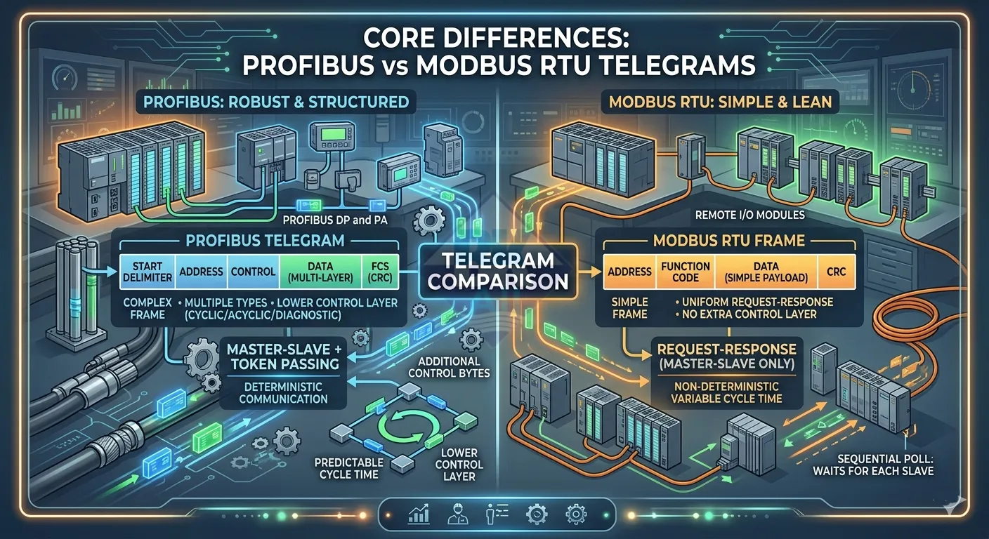 so sanh telegram profibus va modbus rtu