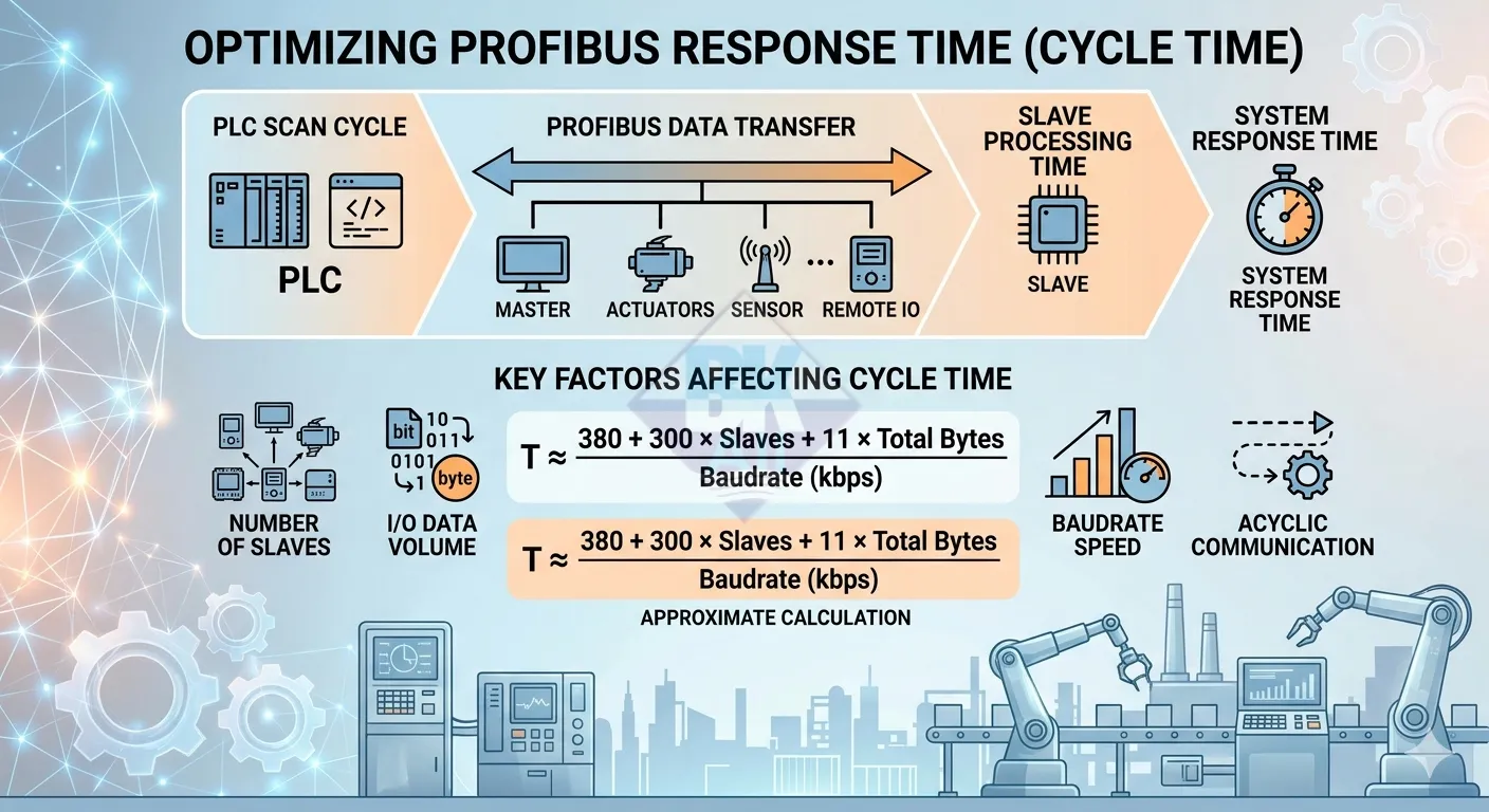 thoi gian dap ung profibus cycle time